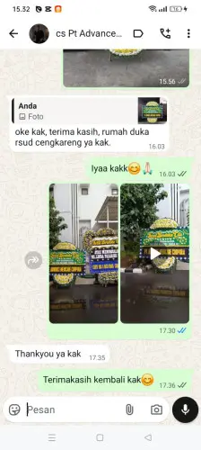 Testimonial Papan Bunga Pernikahan kaduwulung