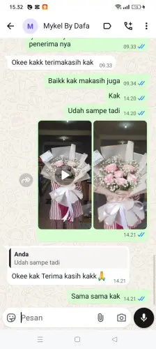 Testimonial Buket Bunga kaduwulung