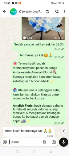 Testimonial Standing Flower kaduwulung