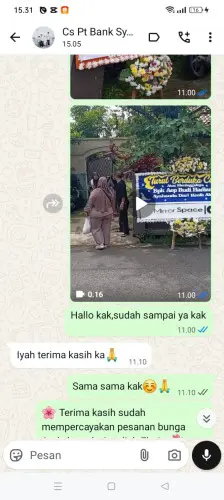 Testimonial Papan Bunga kaduwulung
